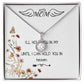 Mom Necklace - I'll Hold You In My Heart Mother's Day Gift Mother's Day Eternal Hope Necklace