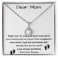 Mom Necklace, Mom To Be Necklace, Pregnancy Gift For Mom To Be, Mommy Present From Unborn Baby, Gift For Expecting Moms Mother's Day Eternal Hope Necklace
