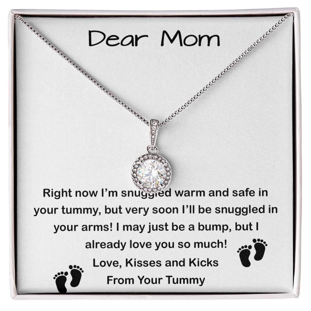 Mom Necklace, Mom To Be Necklace, Pregnancy Gift For Mom To Be, Mommy Present From Unborn Baby, Gift For Expecting Moms Mother's Day Eternal Hope Necklace