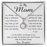 Mom Necklace - To Mom Necklace, Gorgeous Necklace for Mom from Daughter Mother's Day Gift Mother's Day Eternal Hope Necklace