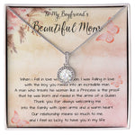 To My Boyfriend's Beautiful Mom Necklace - The Boy You Raised Into An Incredible Man - Necklace Gift Fot Boyfriend's Mom, Mother's Day Necklace Mother's Day Eternal Hope Necklace