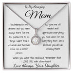 Mom Necklace - Gift for Mom from Daughter, Mother's Day Gift Mother's Day Eternal Hope Necklace