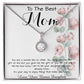 To Mom - From Bonus Daughter - Woman Like No Other Mother's Day Necklace Mother's Day Eternal Hope Necklace