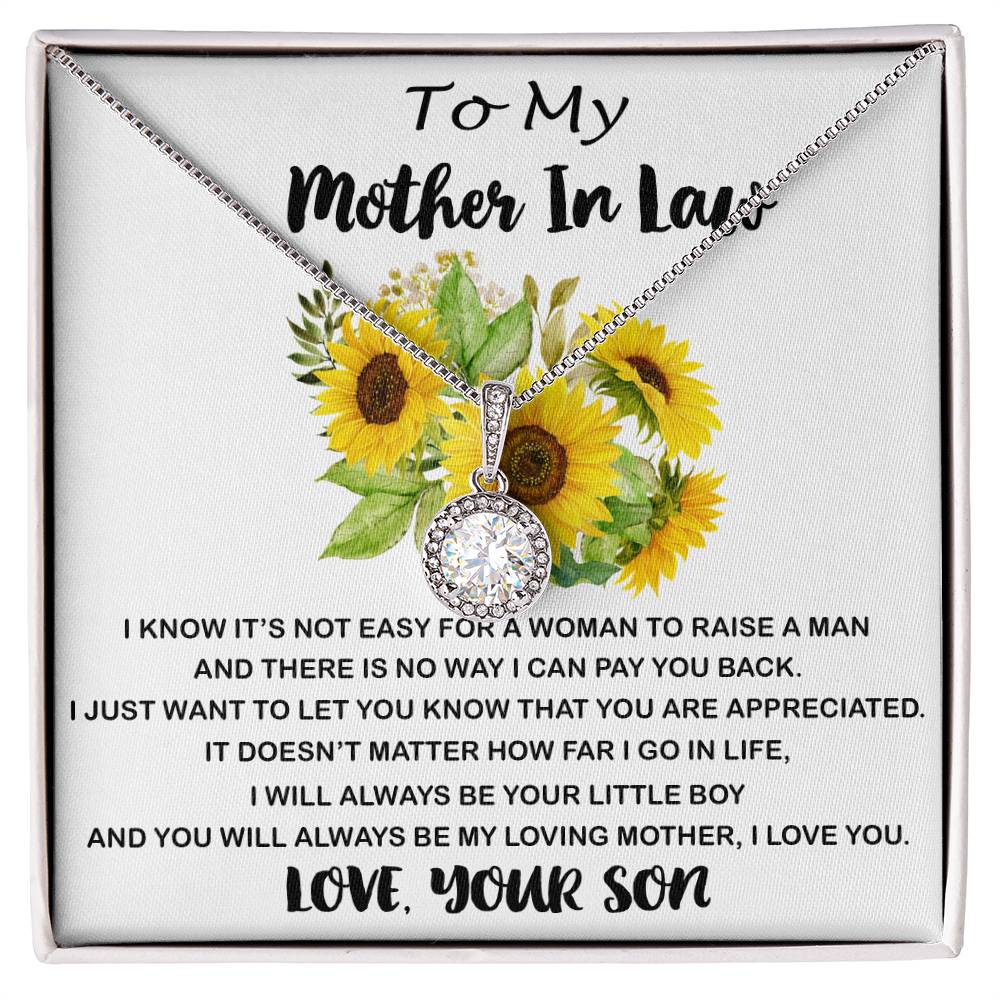 Mom Necklace Gift - You Are Appreciated Necklace, Gift For Her, Mother's Day Gift To My Mom Necklace Mother's Day Eternal Hope Necklace