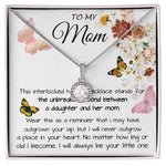 Mom Necklace Gift - To My Mom - Gift From Daughter - Mother's Day Necklace Mother's Day Eternal Hope Necklace