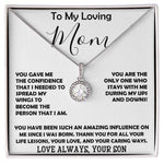 To My Loving Mom - Love Always Your Son Necklace Mother's Day Eternal Hope Necklace