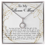 Stepmom Necklace, Bonus Mom Necklace, Step Mother Gift From Bride, Mother's Day Gift For Step Mom Necklace Mother's Day Eternal Hope Necklace