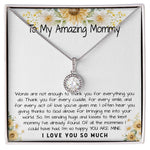 Mommy Necklace, To My Amazing Mommy Gift Necklace, 1st Mother’s Day Present For New Mom From New Born Baby, Sentimental Gift From Baby To Mom, New Mommy Gift Mother's Day Eternal Hope Necklace