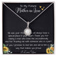 To My Future Mother In Law, Wedding For Her Mother's Gift Necklace Mother's Day Eternal Hope Necklace