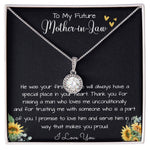 To My Future Mother In Law, Wedding For Her Mother's Gift Necklace Mother's Day Eternal Hope Necklace