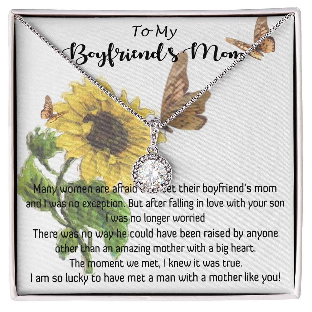 Mom Necklace, Mother-In-Law Necklace, Gift To My Boyfriend's Mom Necklace, Mother's Day Gift Mother's Day Eternal Hope Necklace