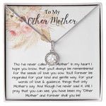 Bonus Mom Necklace, To My Other Mother Necklace, Gift For Second Mom, Mother-In-Law, Bonus Mom Mother's Day Eternal Hope Necklace