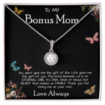 To My Bonus Mom Necklace Love Always Greatest Mother's Day Gift Necklace Mother's Day Eternal Hope Necklace