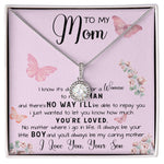 To My Mom Necklace Gift From Son Mother's Day Necklace Mother's Day Eternal Hope Necklace