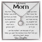 Mom Necklace - Perfect gift for Mom - Gorgeous Necklace with Message Card Mother's Day Eternal Hope Necklace