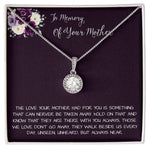 Daughter Necklace, Daughter loss of mom necklace gift, mother passing, loss of mother, sympathy In Memory Of Your Mother Necklace Mother's Day Eternal Hope Necklace