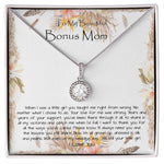 Bonus Mom Necklace, To My Beautiful Bonus Mom On My Wedding Day Necklace, Gift For Stepmother Of The Groom Gift Mother's Day Eternal Hope Necklace