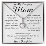 Mom Necklace - To My Amazing Mom Gorgeous Necklace for Mom from Daughter Mother's Day Gift Mother's Day Eternal Hope Necklace