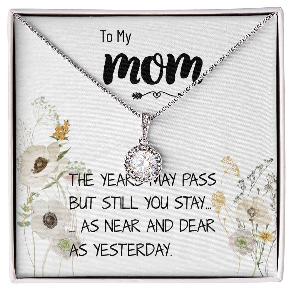 Mom Necklace Gift - Love You Always And Forever - Mother's Day Gift Mother's Day Eternal Hope Necklace