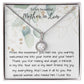 Mother-In-Law Necklace, Best Mother In Law Birthday Necklace, To My Mother In Law Necklace Mother's Day Eternal Hope Necklace