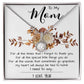 Mom Necklace, Mom Gift From Daughter, Mother Day Necklace Meaningful For Mom Christmas Gift For Mom Necklace Mother's Day Eternal Hope Necklace