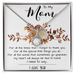 Mom Necklace, Mom Gift From Daughter, Mother Day Necklace Meaningful For Mom Christmas Gift For Mom Necklace Mother's Day Eternal Hope Necklace
