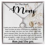Mom Necklace, Best Mother's Day Gift - To My Mom Best Necklace Mother's Day Eternal Hope Necklace