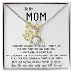 Mom Necklace Gift - To My Mom Necklace - Thank You For Giving Me The Best Things In Life Mother's Day Eternal Hope Necklace