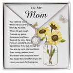Mom Necklace Gift - To My Mom - You Mean The World For All You Do Mother's Day Necklace Mother's Day Eternal Hope Necklace
