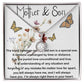 Mom Necklace, Mother and Son Gift, Gift For Mom From Son, Sentimental Gifts For Mom From Son,  Mother's Day Necklace Mother's Day Eternal Hope Necklace