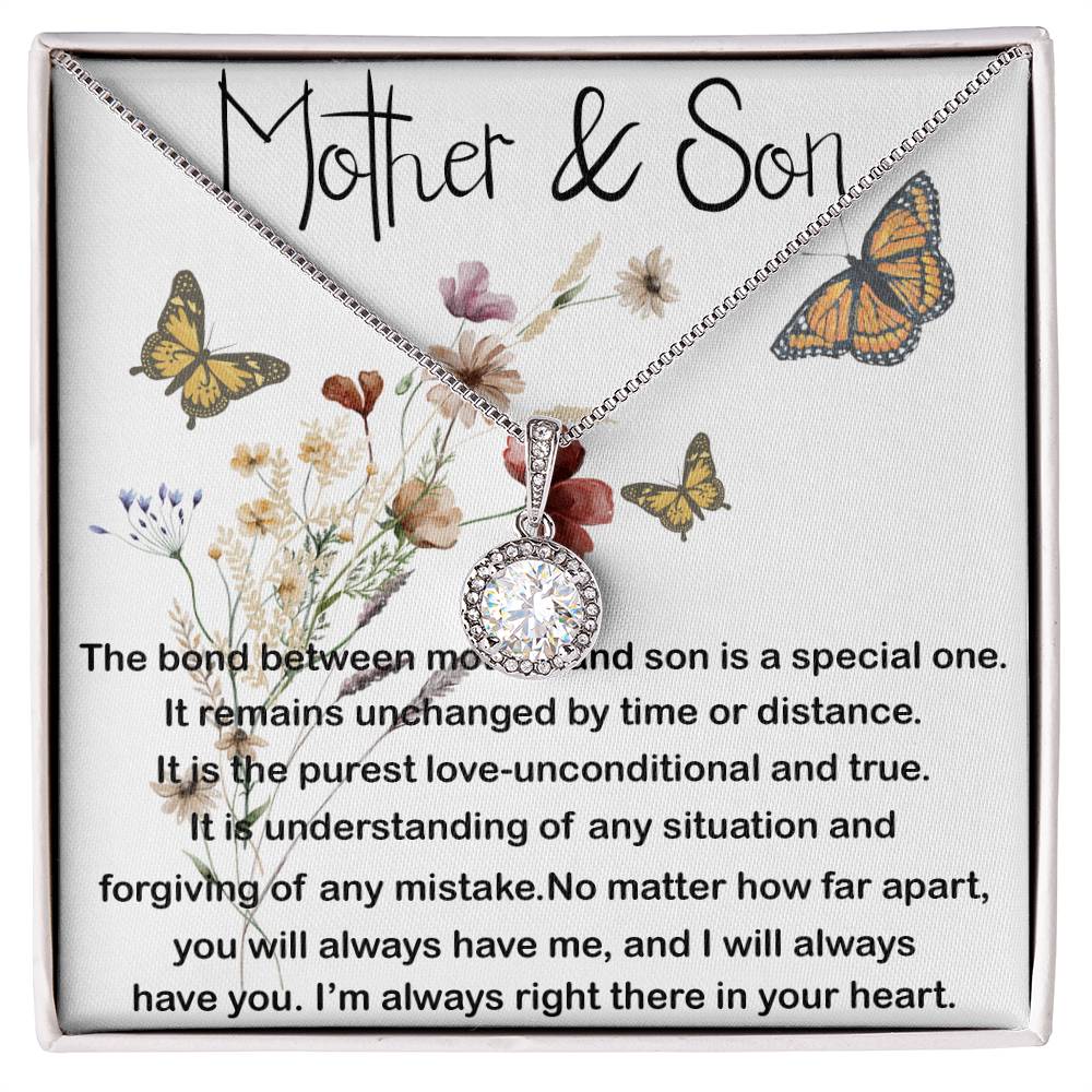 Mom Necklace, Mother and Son Gift, Gift For Mom From Son, Sentimental Gifts For Mom From Son,  Mother's Day Necklace Mother's Day Eternal Hope Necklace
