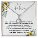 Mother-In-Law Necklace, Mother In Law Necklace Gift - Man Of My Dream Necklace From Your Daughter In Law Mother's Day Eternal Hope Necklace