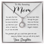 Mom Necklace - Gorgeous Necklace and Message Card for your Mom from Daughter Mother's Day Eternal Hope Necklace
