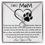 Mom Necklace - To My Dog Mom - Love You Always And Forever - Mother's Day Gift Mother's Day Eternal Hope Necklace