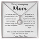 Mom Necklace - Gift For Mom From Son - You Have Been My Biggest Champion Mother's Day Gift Mother's Day Eternal Hope Necklace