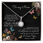 To My Mom Time May Fly Mother's Day Necklace Mother's Day Eternal Hope Necklace