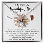 Mom Necklace Gift, To My Girlfriend's Mom Necklace, Gift For Girlfriend's Mom, Mother Of The Bride Mother's Day Eternal Hope Necklace