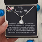 To My Bonus Mom Necklace, Thank You For Everything Mother's Day Gift For Mom Mother's Day Eternal Hope Necklace