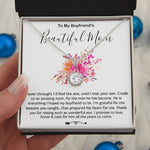 Mother-In-Law Necklace, Necklace Gift For Boyfriend's Mom, To My Boyfriend's Mom Gift, Future Mother-In-Law Mother's Day Eternal Hope Necklace