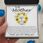 Mom Necklace, To My Mother Necklace Gift For Mom, Mother's Day Necklace From Daughter Son Mother's Day Eternal Hope Necklace