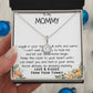 Mommy Necklace, To My Mommy Necklace, Gift For Mom To Be Necklace, Gift For First Time Mom, Expecting Mother Necklace, New Mom Necklace Gift Mother's Day Eternal Hope Necklace