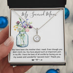 Mom Necklace, Bonus Mom Necklace Gift For Stepmom Necklace Mother's Day Eternal Hope Necklace