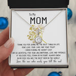 Mom Necklace Gift - To My Mom Necklace - Thank You For Giving Me The Best Things In Life Mother's Day Eternal Hope Necklace