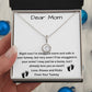 Mom Necklace, Mom To Be Necklace, Pregnancy Gift For Mom To Be, Mommy Present From Unborn Baby, Gift For Expecting Moms Mother's Day Eternal Hope Necklace