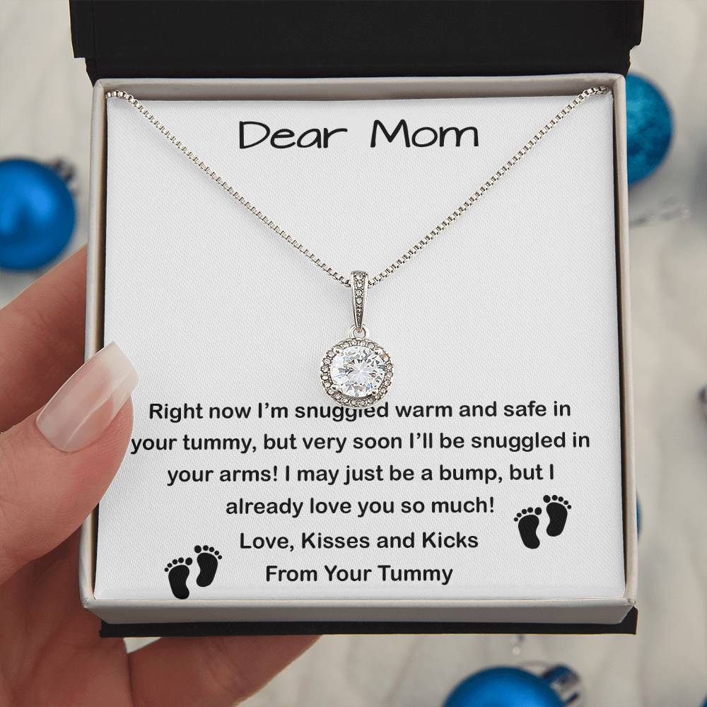 Mom Necklace, Mom To Be Necklace, Pregnancy Gift For Mom To Be, Mommy Present From Unborn Baby, Gift For Expecting Moms Mother's Day Eternal Hope Necklace