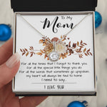 Mom Necklace, Mom Gift From Daughter, Mother Day Necklace Meaningful For Mom Christmas Gift For Mom Necklace Mother's Day Eternal Hope Necklace