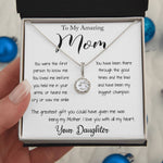 Mom Necklace - Gorgeous Necklace and Message Card for your Mom from Daughter Mother's Day Eternal Hope Necklace