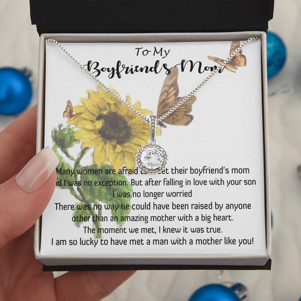 Mom Necklace, Mother-In-Law Necklace, Gift To My Boyfriend's Mom Necklace, Mother's Day Gift Mother's Day Eternal Hope Necklace