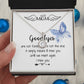 Mom Necklace - I'll Miss You Untill We Meet Again - Mother's Day Gift Mother's Day Eternal Hope Necklace