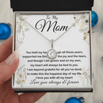 Mom Necklace - To My Mom - Love You Always And Forever - Mother's Day Gift Mother's Day Eternal Hope Necklace